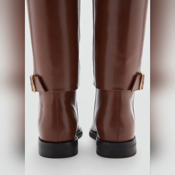 MANGO Leather Boots - Picture 6 of 8